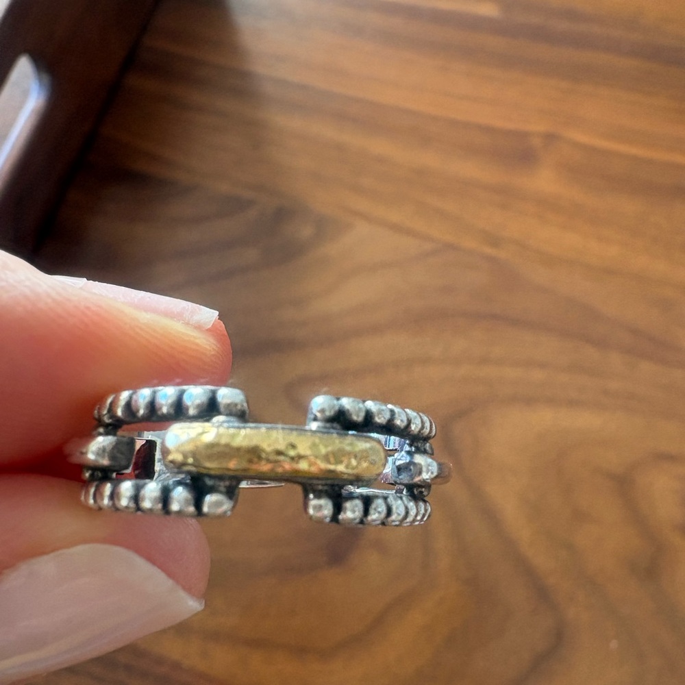 Samuel B. Silver & 18K Ring Size 10